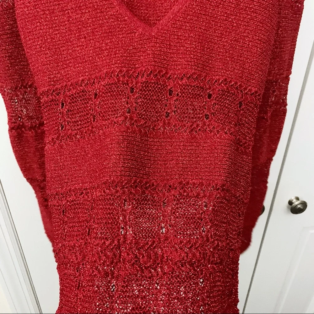 Ronny Kobo Michaela Metallic Knit Top